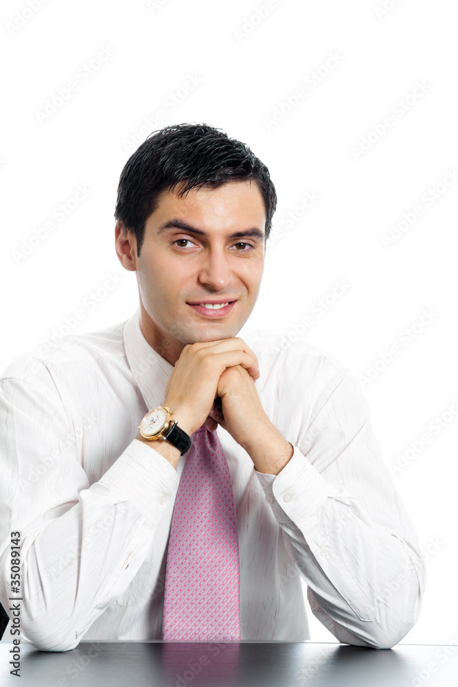 Portrait of young happy smiling business man Portrait of young happy smiling business man