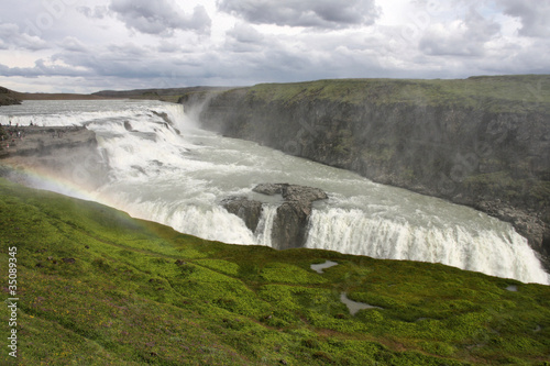 Iceland waterfall - Gullfoss