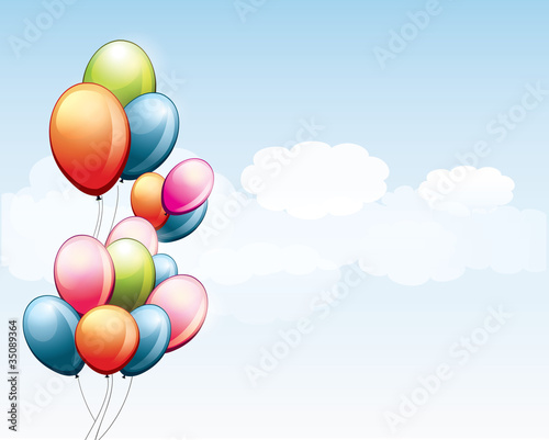 Colorful Birthday Balloons