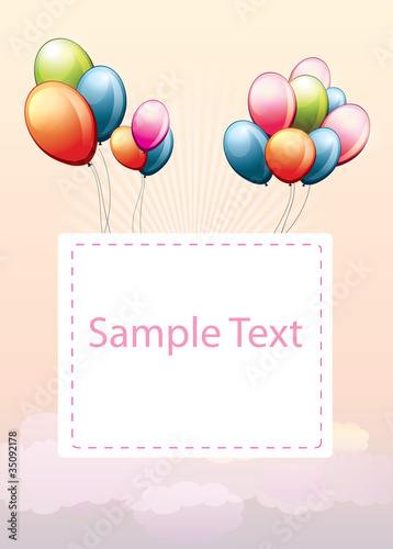 Colorful Birthday Balloons