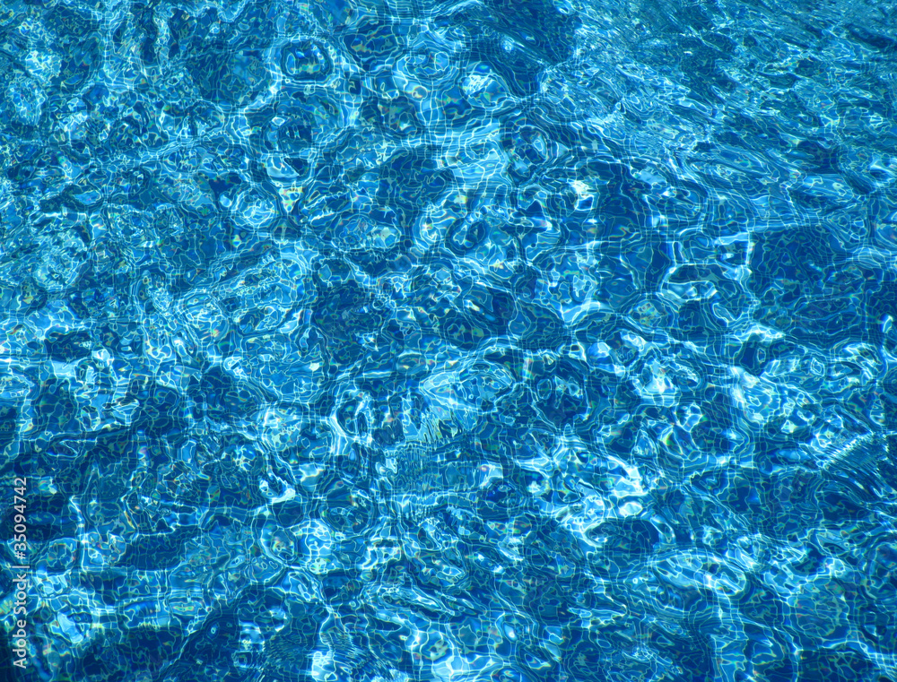 Shining blue water pattern Shining blue water pattern
