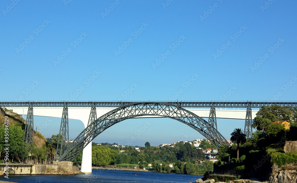 Two bridges on Douro River.