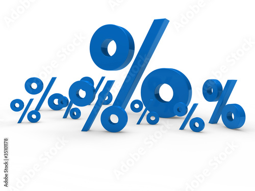 3d blue sale percent