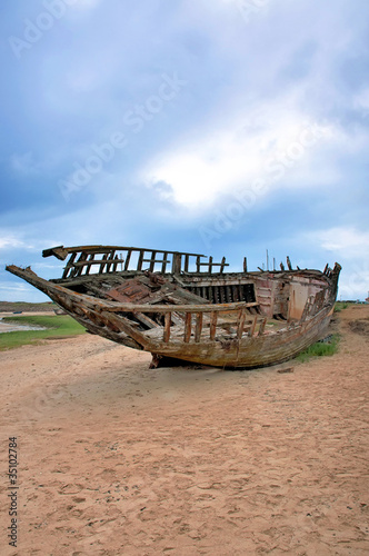 Epave de bateau de pêche