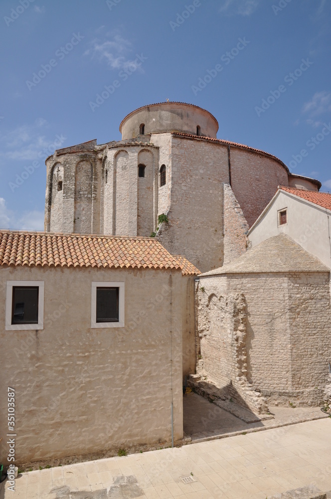 Fototapeta premium Donatuskirche in Zadar, Kroatien