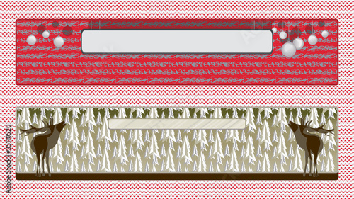 Two Christmas Banners