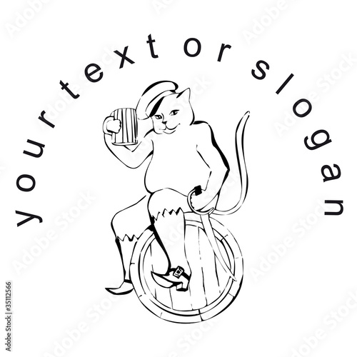 Кот на бочке