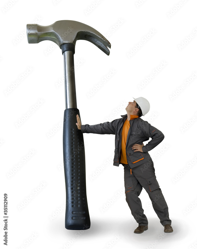 Bricolage - le marteau géant Stock Photo | Adobe Stock