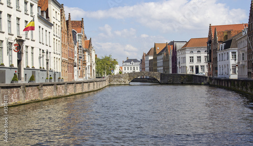 Canal in Bruges, Belgium