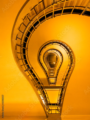 Cubist stairs at Prague