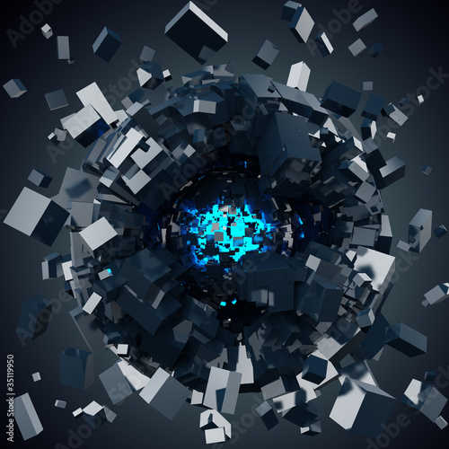 Fototapeta Naklejka Na Ścianę i Meble -  abstract sphere