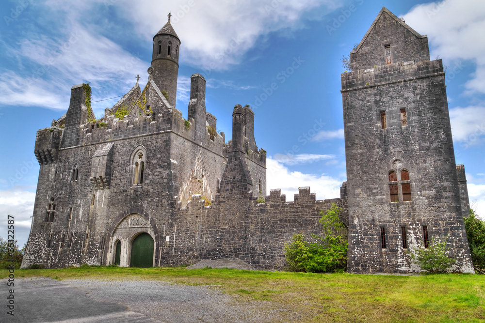 Dromore Castle in Co. Limerick, Ireland