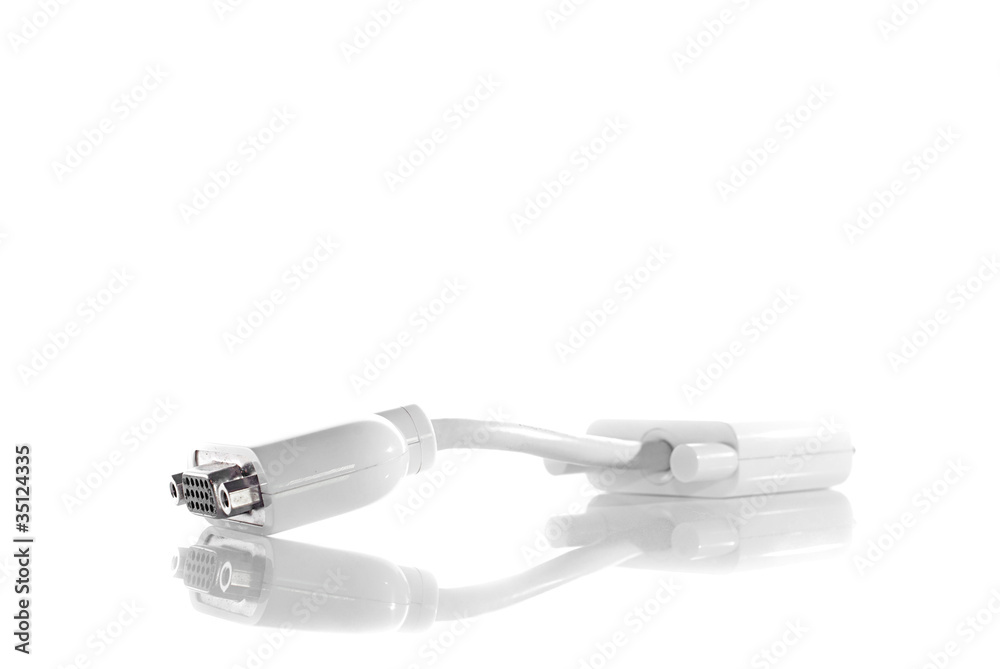 Fototapeta premium vga, dvi, adapter