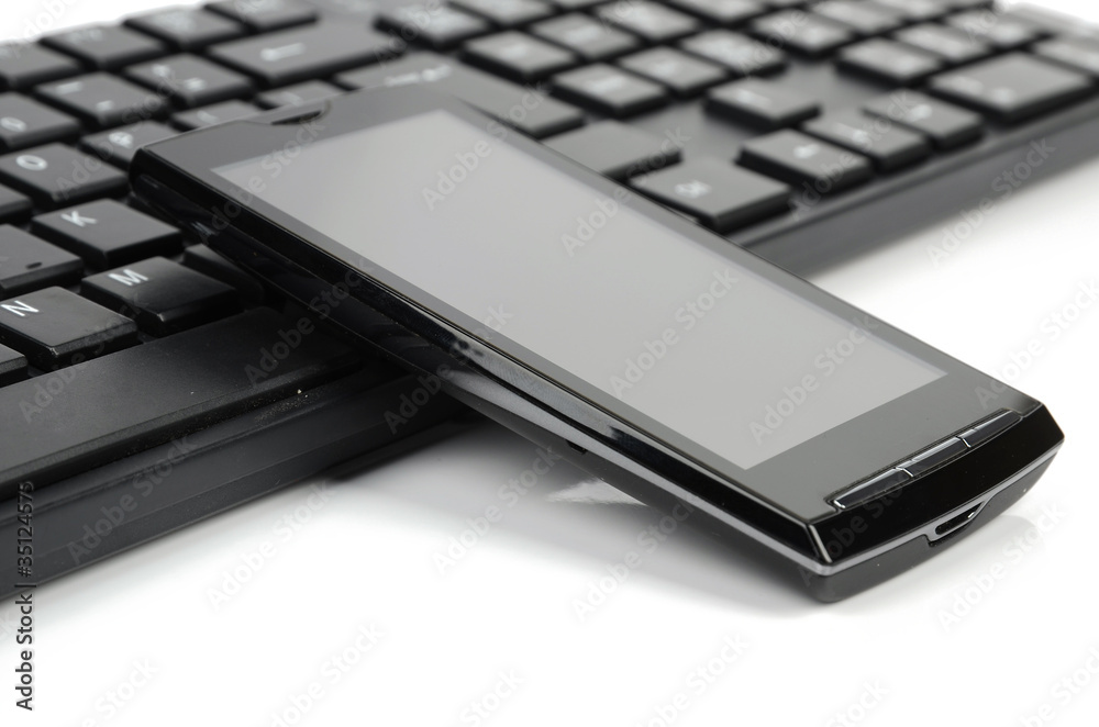 Smart phone and keyboard Smart phone and keyboard
