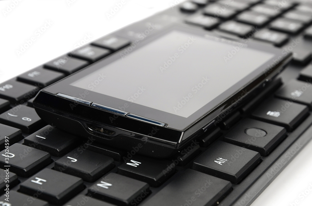Smart phone and keyboard Smart phone and keyboard