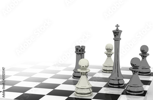 3d chess background photo