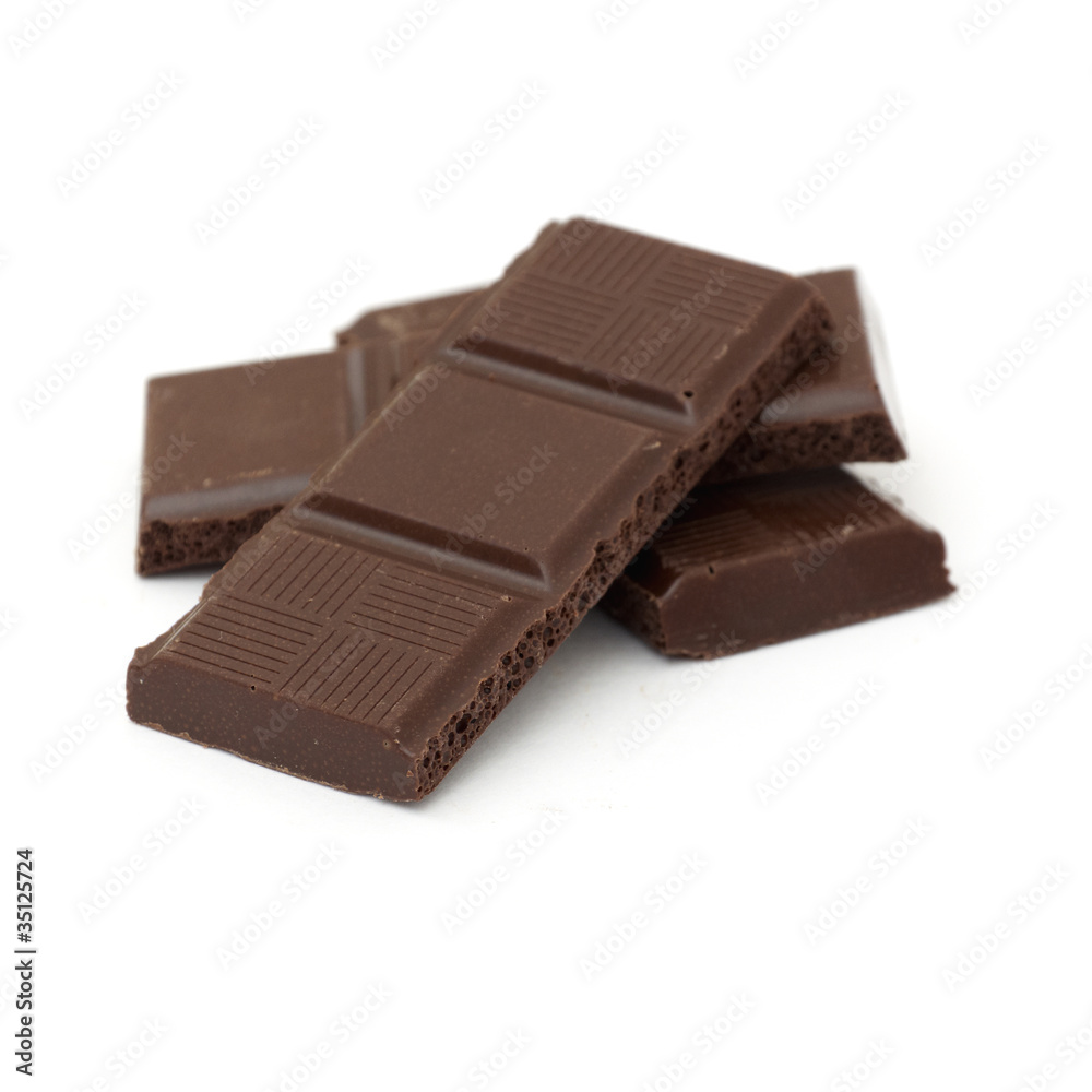 Fototapeta premium chocolate pieces