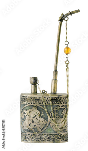 Photography Antique Jade Opium Pipe