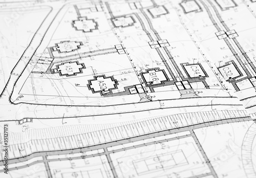 Blueprints - architectural drawings