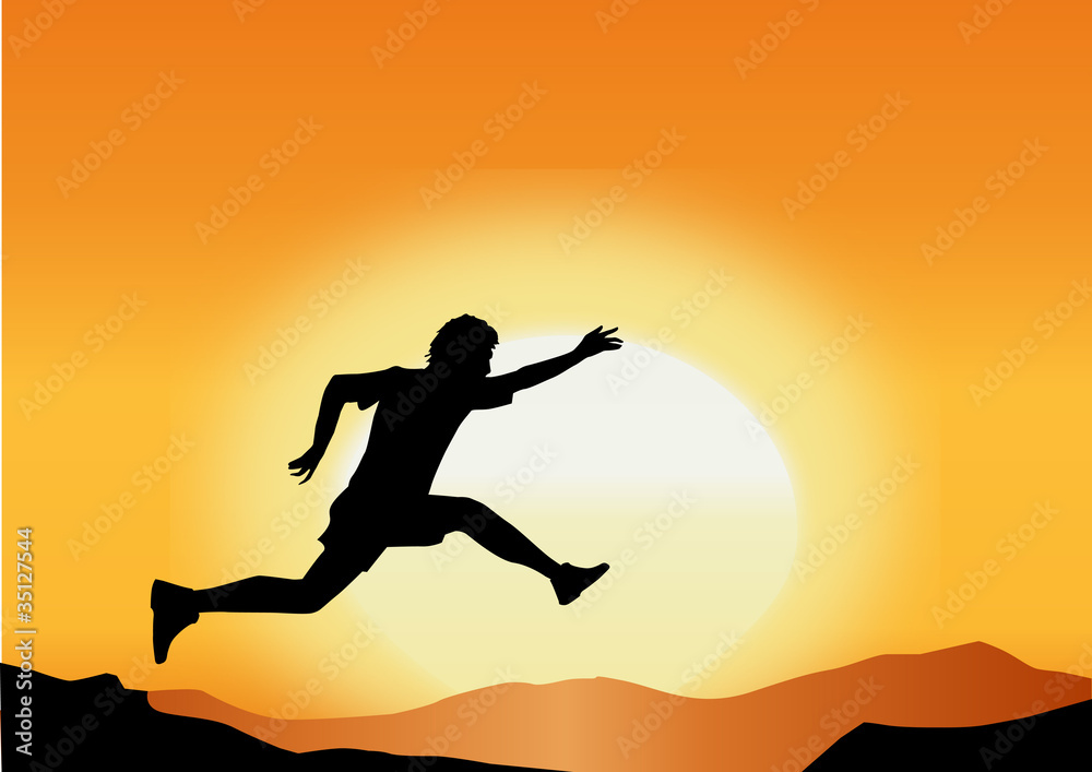 Saut_homme_Silhouette