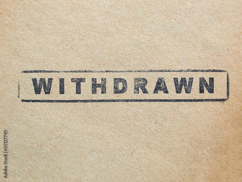 Принти на полотні Withdrawn