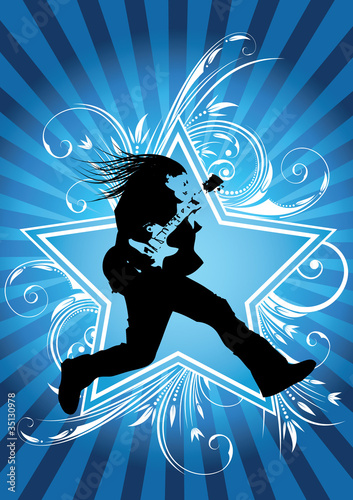 Flower star design