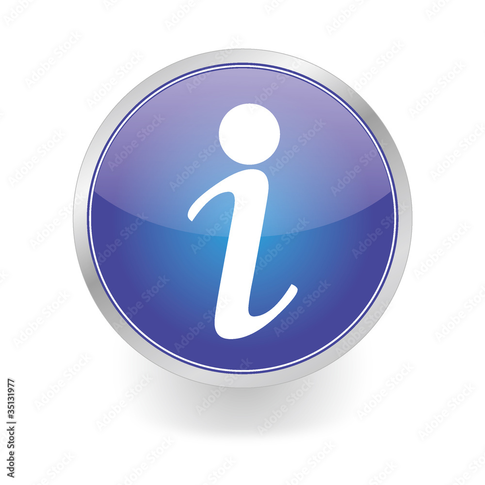 Blue Icon i Blue Icon i