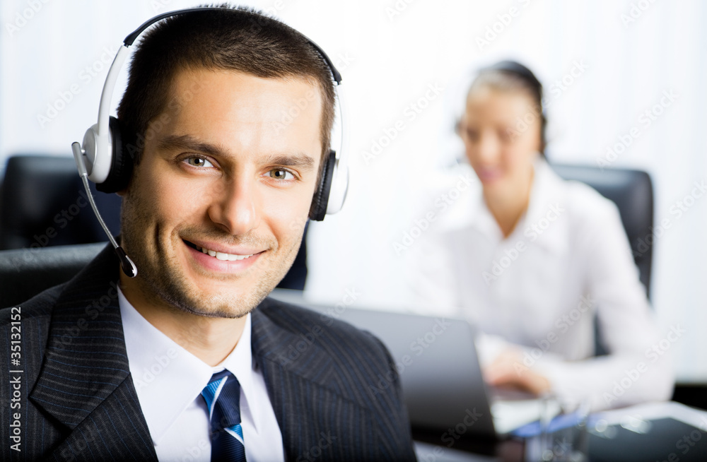 Customer support phone operator Customer support phone operator
