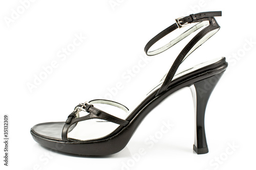 Black women's high heel shoe