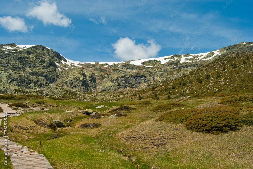 Fototapeta premium Camino Peñalara