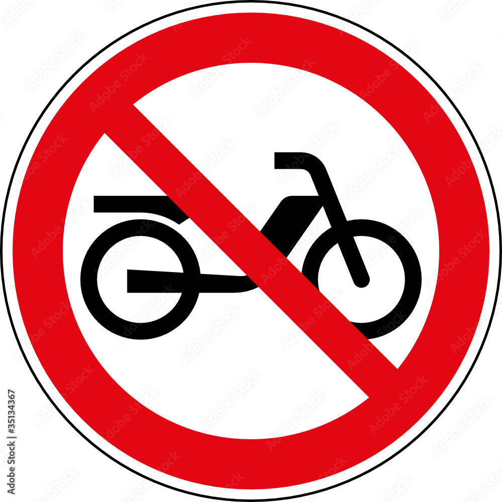 Mofa Verboten Schild