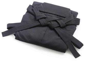 Ingelijste posters Vechtsport Opgevouwen hakama Japanse vechtkunst  © uckyo