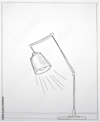 Vector hand-drawn glowing light concepts