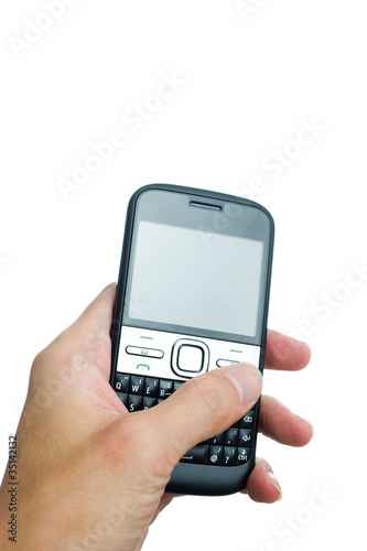 cellphone in a hand