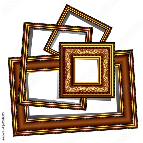 vintage baguette frames