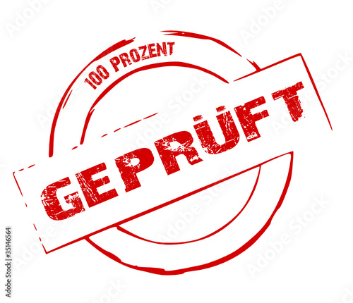 Stempel geprüft