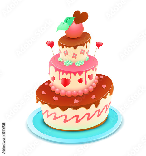 cartoon cake