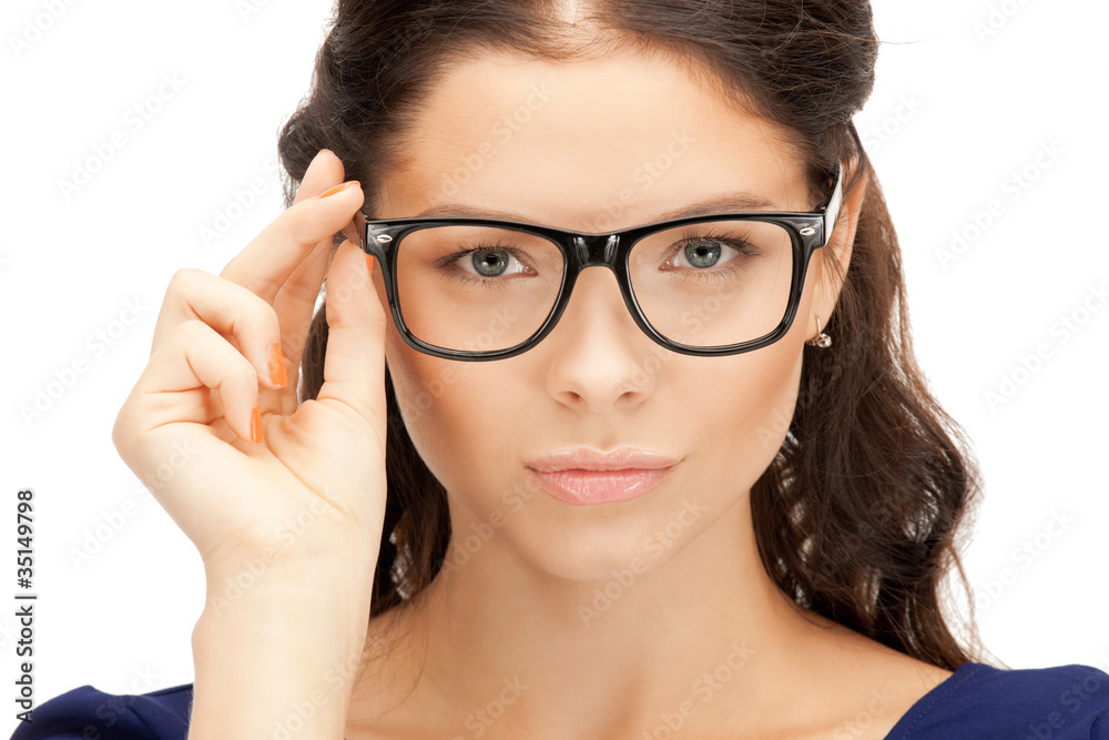 lovely woman in spectacles lovely woman in spectacles