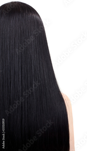 young woman with black hair