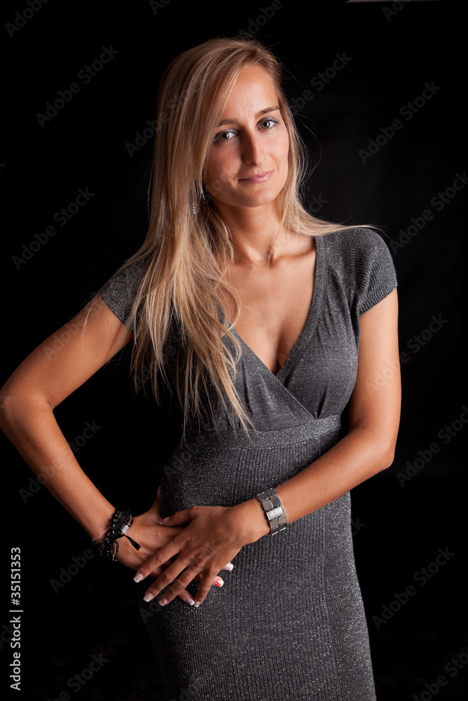 Young and beautiful woman posing Young and beautiful woman posing