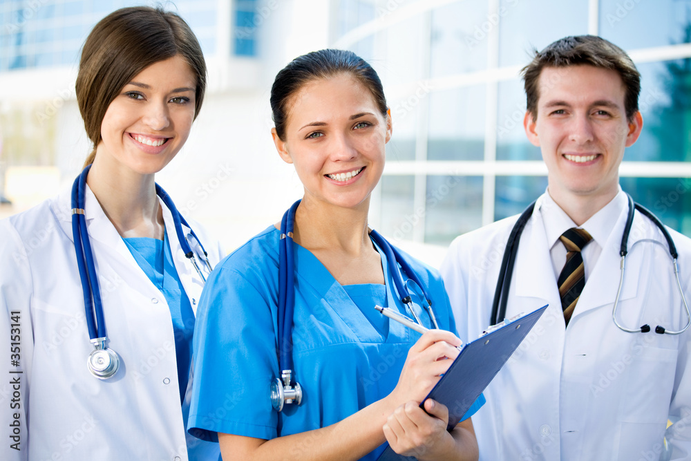 Fototapeta premium Young doctors