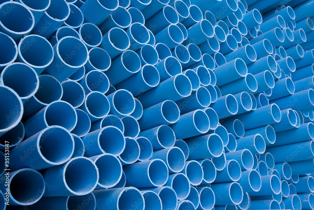 Blue pvc pipe Blue pvc pipe