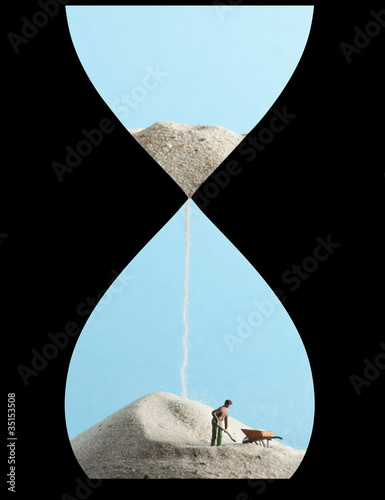 Bild auf Leinwand Time Management