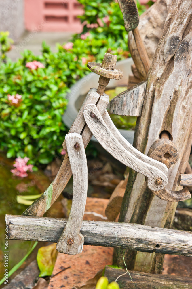 Fototapeta premium doll dummy in work action