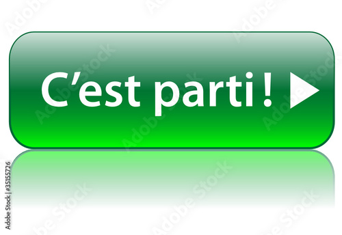 Bouton Web "C’EST PARTI" (j’en profite go cliquer ici j’y vais)