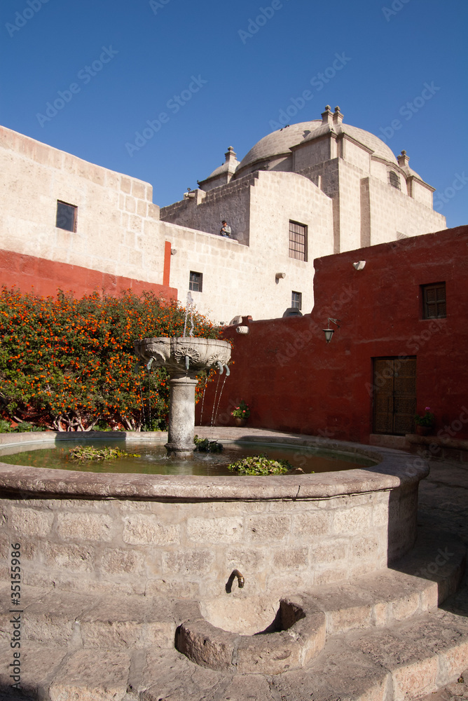 Santa Catalina Monastery fountain