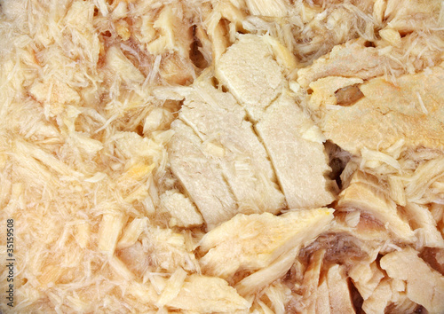 Bilde på lerret Close view albacore tuna