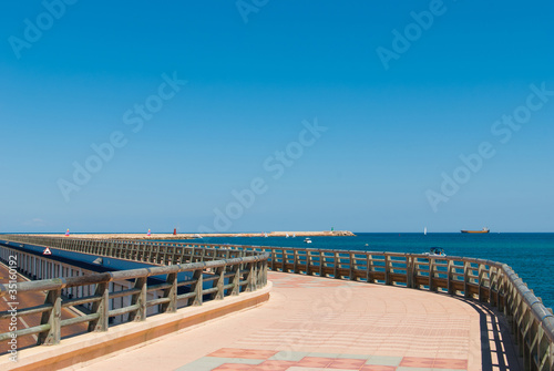 Beach promenade