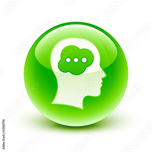 icône tête idée / head idea icon
