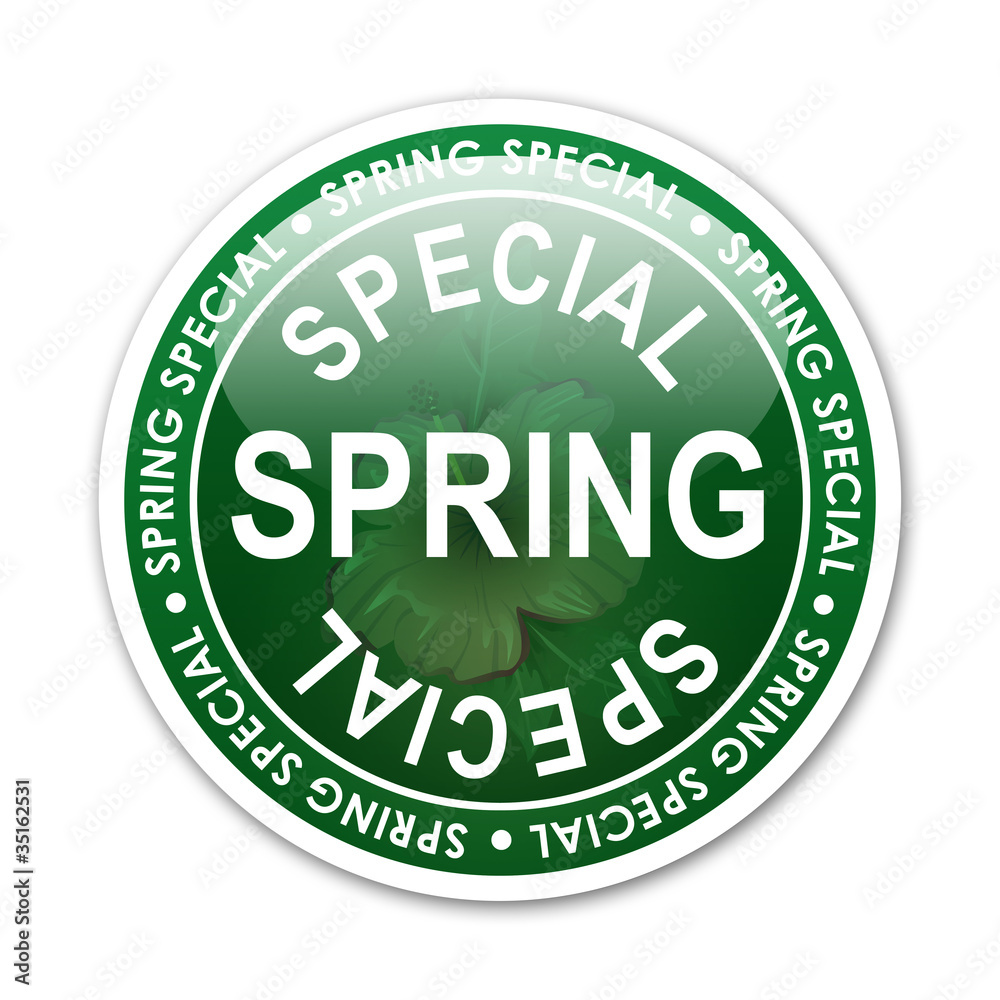 Pegatina redonda SPRING SPECIAL Pegatina redonda SPRING SPECIAL